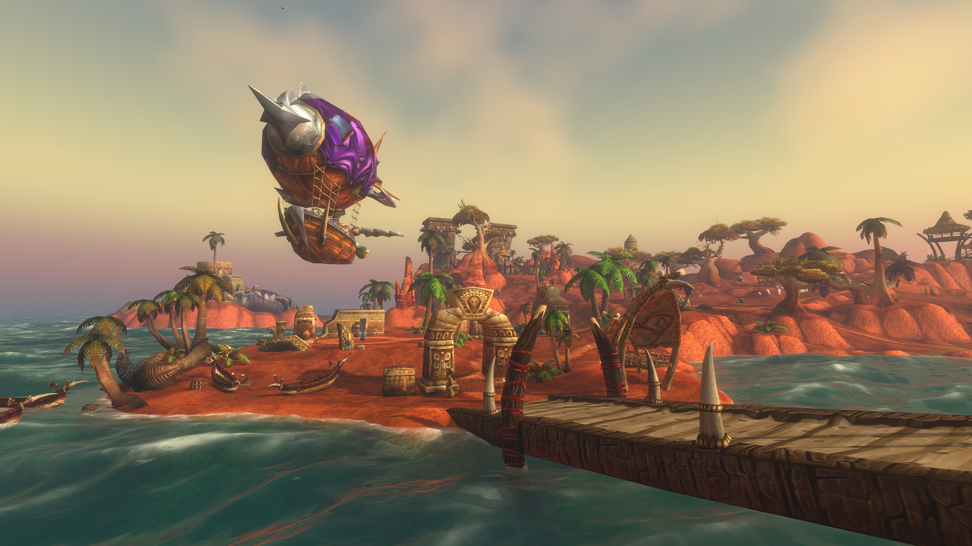 Official in-game view across the tropical Darkspear Islands battleground