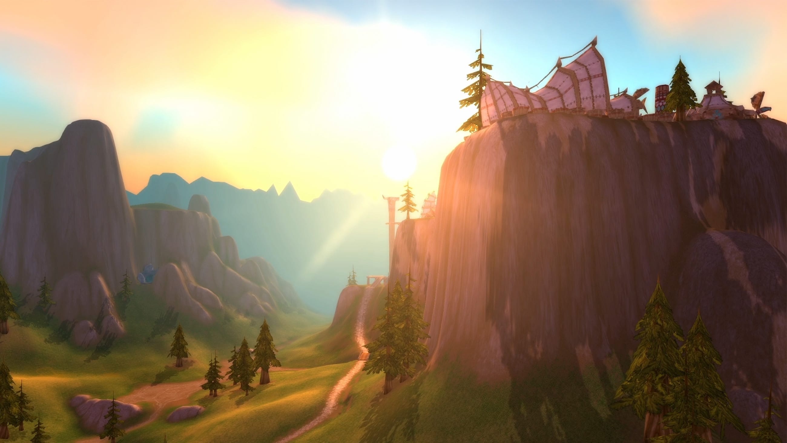 Western Kalimdor landscape near Mulgore and Desolace